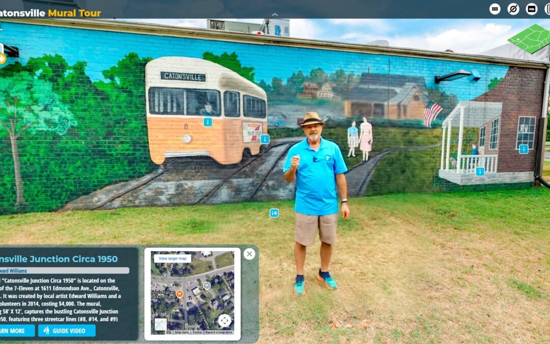 Downtown Catonsville Mural Art Virtual Tour and Walking Tour