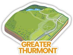 Isometric illustration of Greater Thurmont area