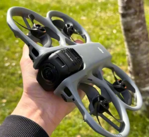 Drone held in hand
