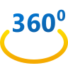 360 logo icon